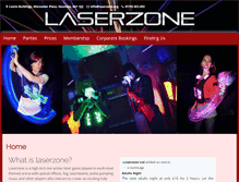 Tablet Screenshot of laserzone.org